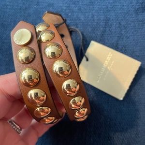 Brand new with tags Burberry Karen Double Wrap Studded Braclet